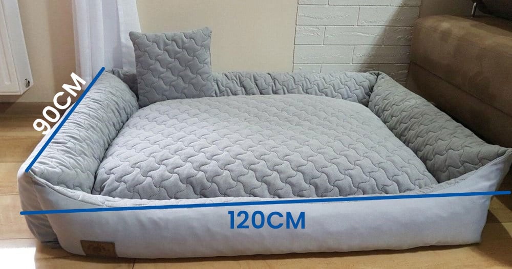 XXL Hondenmand Grijs 120x90 cm | Waterdicht & Wasbaar