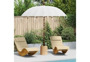 Balinese Parasol Crème 220x260cm - 35% Korting!