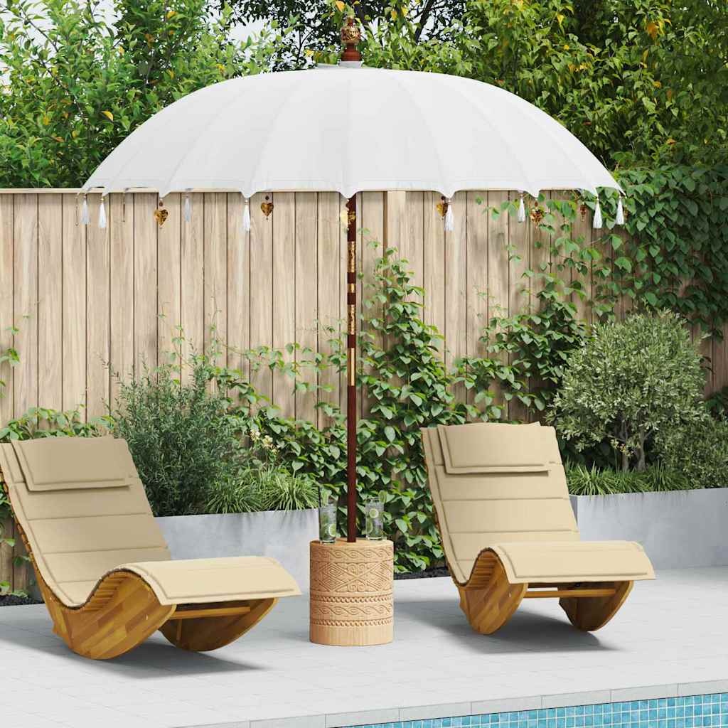 Balinese Parasol Crème 220x260cm - 35% Korting!
