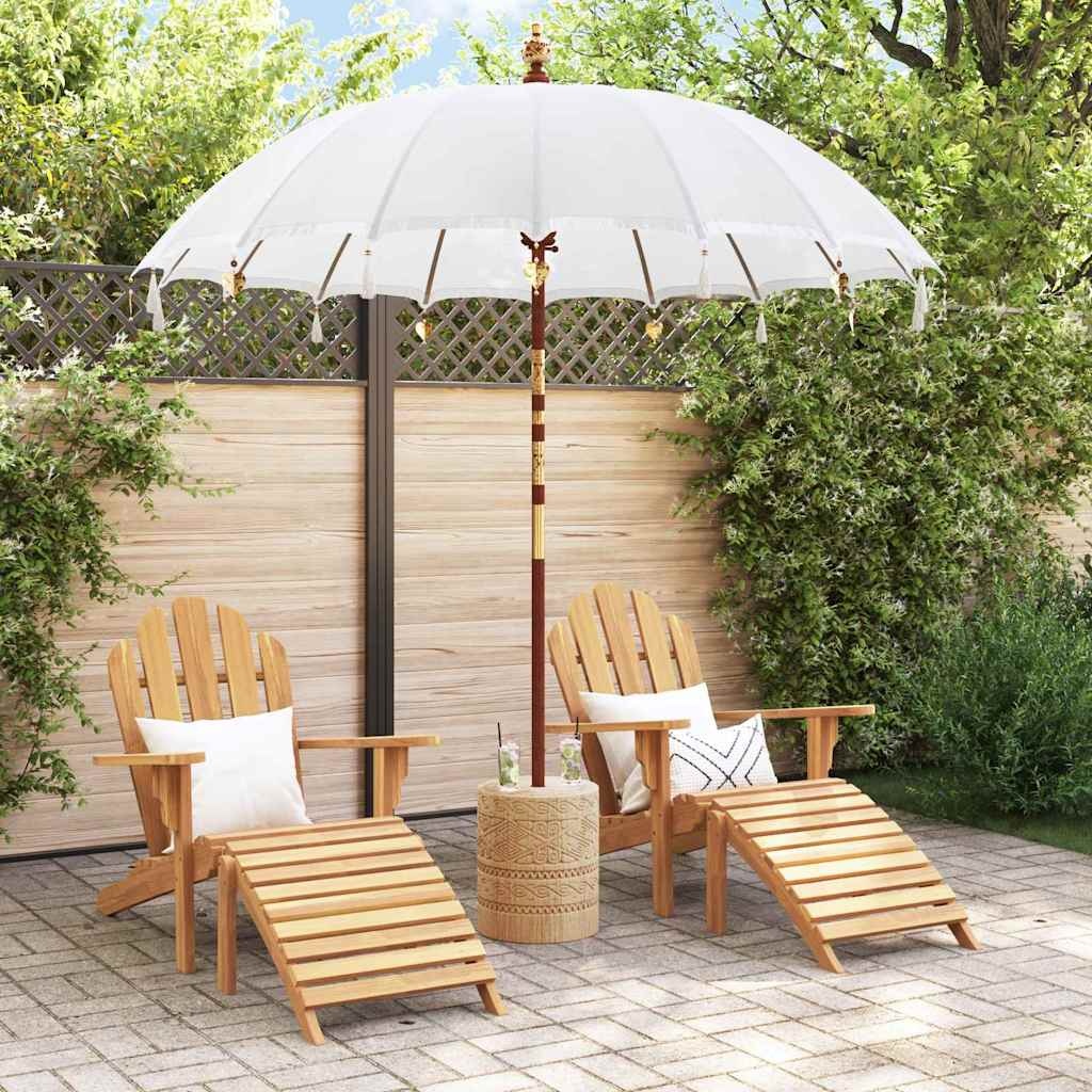 Balinese Parasol Crème 220x260cm - 35% Korting!