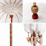 Balinese Parasol Crème 220x260cm - 35% Korting!