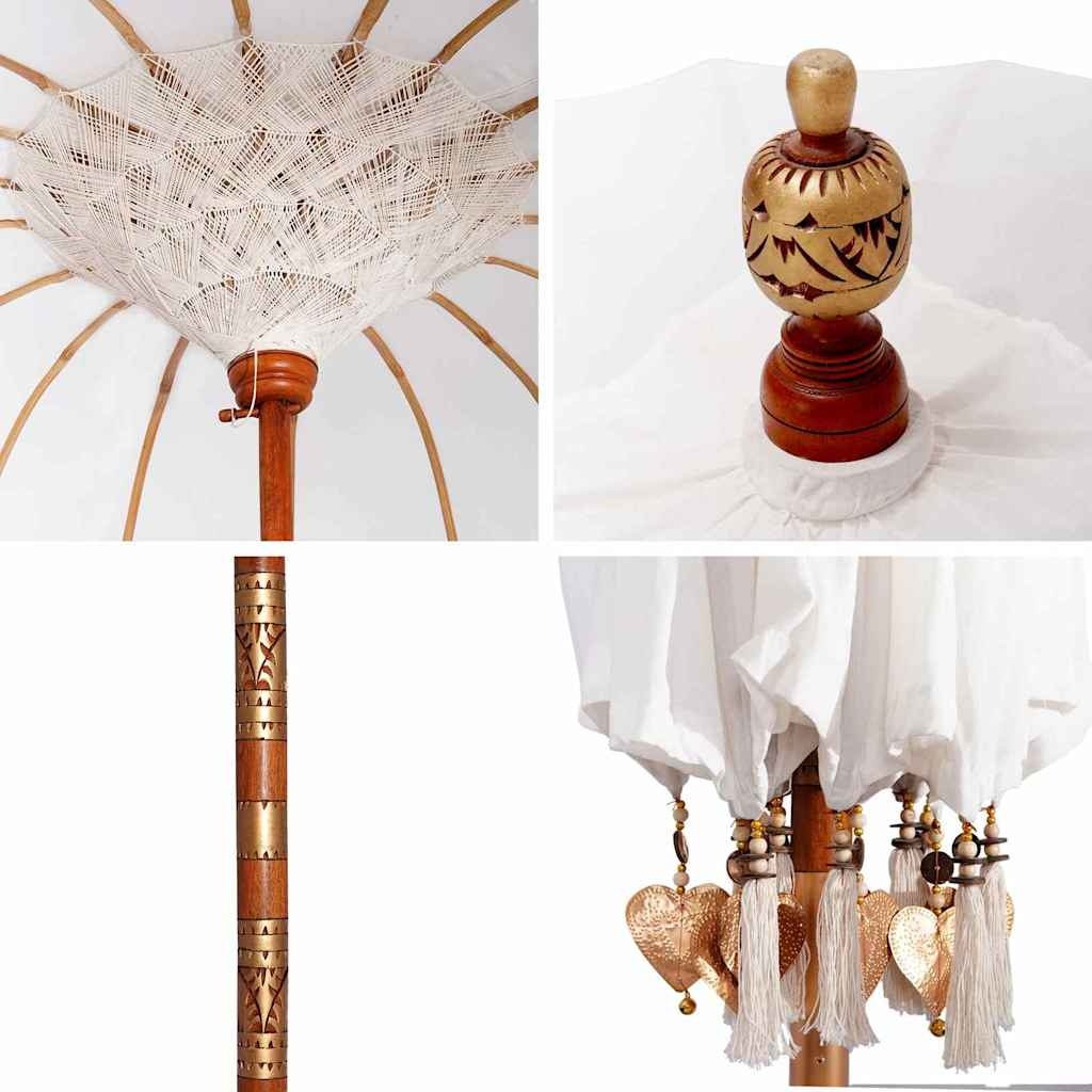 Balinese Parasol Crème 220x260cm - 35% Korting!