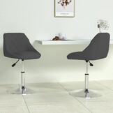 Draaibare Eetkamerstoelen Fluweel Zwart - 2 Stuks (34% Korting)