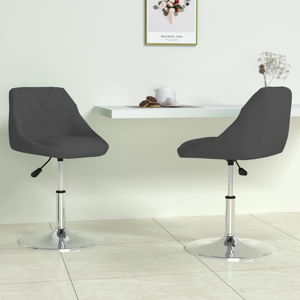 Draaibare Eetkamerstoelen Fluweel Zwart - 2 Stuks (34% Korting)