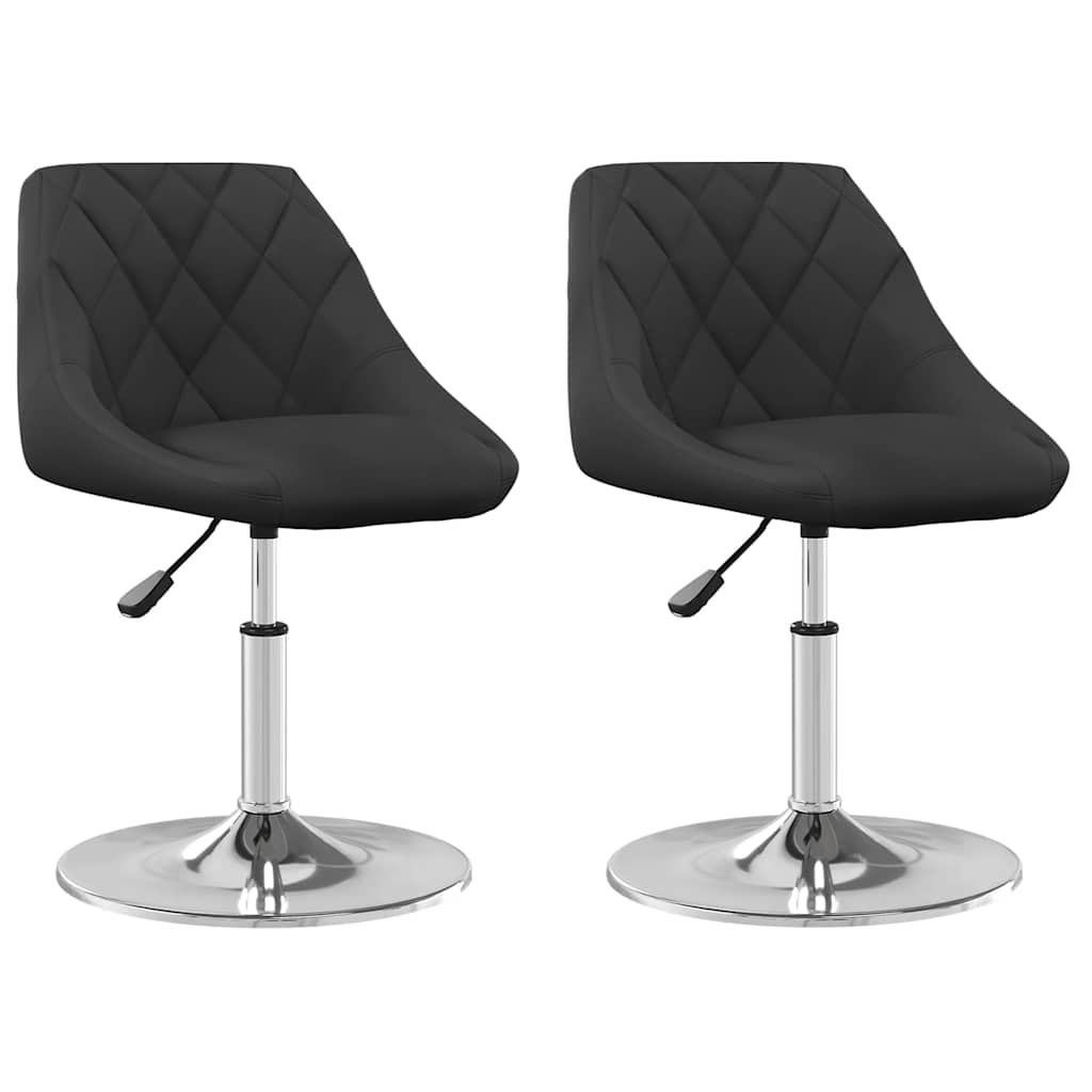Draaibare Eetkamerstoelen Fluweel Zwart - 2 Stuks (34% Korting)