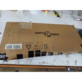 vidaXL Hoofdbord 90x5x78/88 cm stof donkergrijs