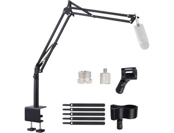 Microfoon Boom Arm Zwart - 73% Korting