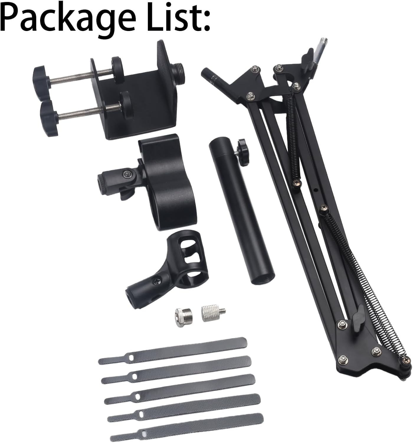 Microfoon Boom Arm Zwart - 73% Korting