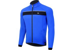 Fietsjack Heren Blauw Warm Winddicht Waterdicht - 78% Korting!