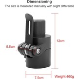 Scooter Reserveonderdeel Vouwstandaard Xiaomi M365 - Aluminium, Zwart (76% Korting)