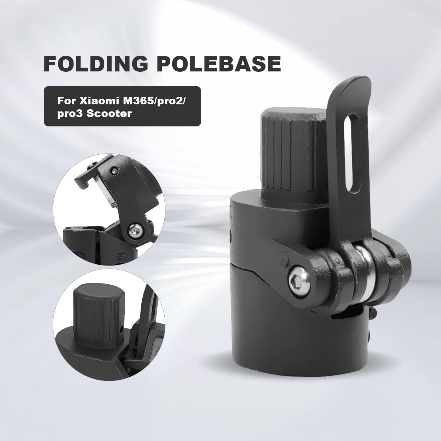 Scooter Reserveonderdeel Vouwstandaard Xiaomi M365 - Aluminium, Zwart (76% Korting)
