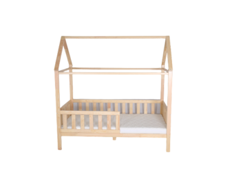 Huisbed 80x160 cm grenen kinderbed met lattenbodem