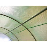 Tuinkas groen van PE-folie en metaal 200x300 cm hobbykas 6m2 oppervlakte