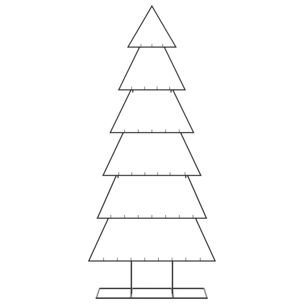 Metalen Kerstboom Decoratie 180cm Zwart - 79% Korting
