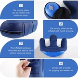U-vormig Draaihulp Kussen - Anti-doorligwond - Donkerblauw (76% korting)