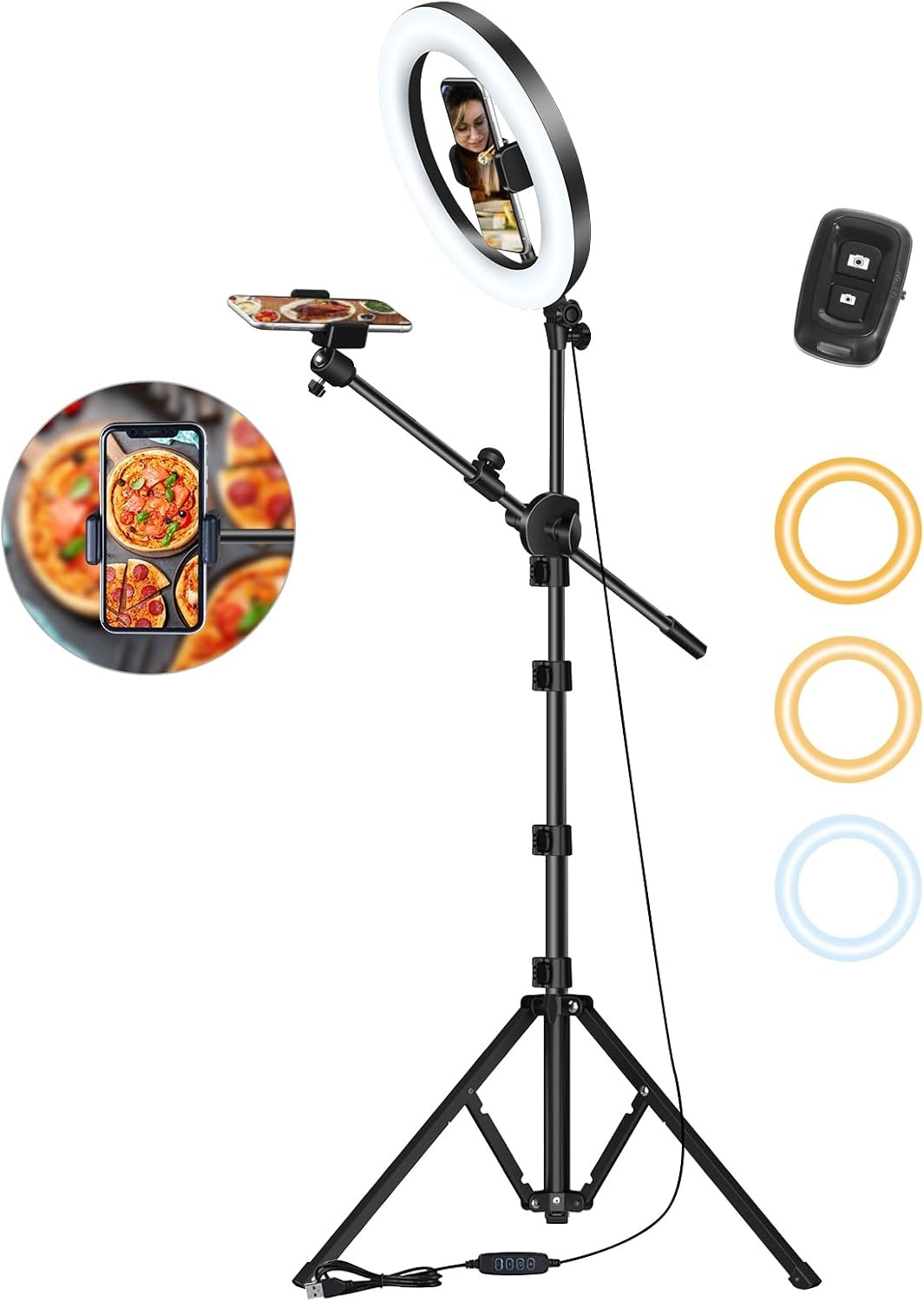 Ringlicht 10.5" met Statief & Bluetooth Afstandsbediening - 78% Korting!