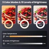 Ringlicht 10.5" met Statief & Bluetooth Afstandsbediening - 78% Korting!