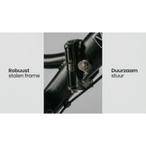 Vouwfiets 24" Zwart - 1 Versnelling & Staal Frame - Compact (35% Korting)