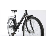 Vouwfiets 24" Zwart - 1 Versnelling & Staal Frame - Compact (35% Korting)