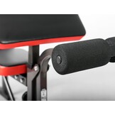 Multifunctionele Halterbank met Arm-/Beentrainer - Rood - 35% Korting