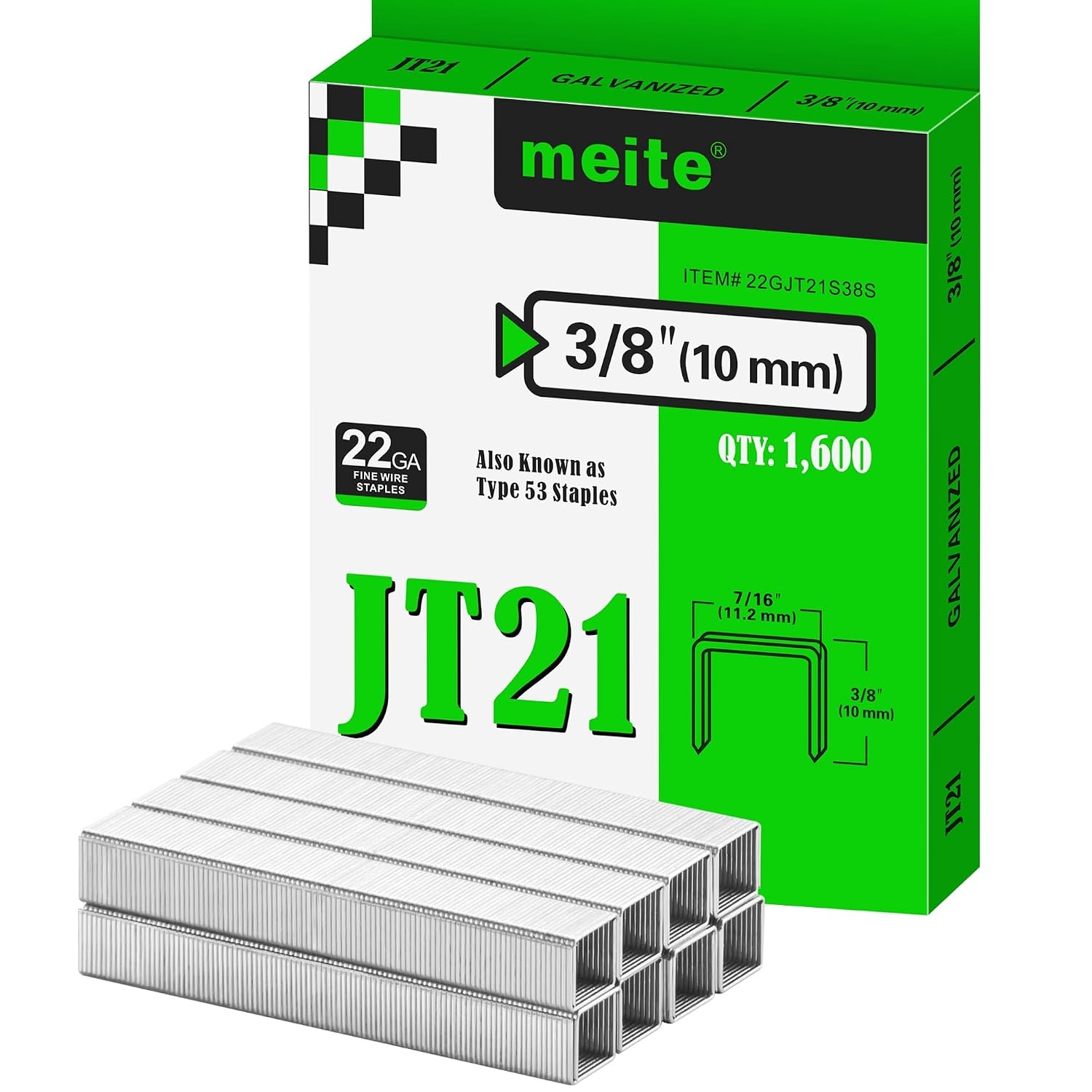 Tackernietjes Type 53 8 mm (1600 stuks) - 72% Korting