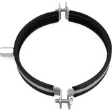 Ophangbeugel ronde ventilatiebuis Ø 160 mm | Rubberen afdichting | Trillingsdempend