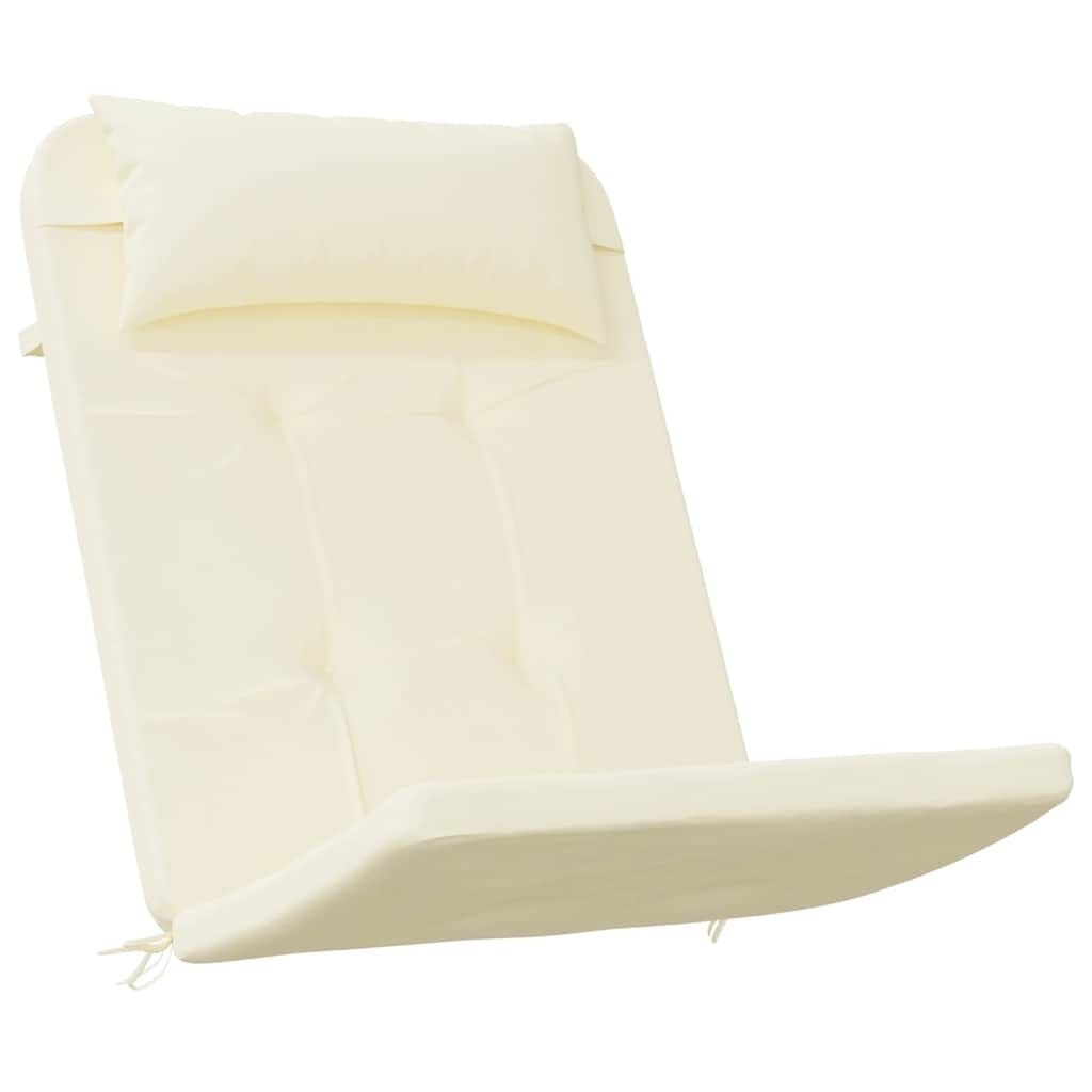 vidaXL Stoelkussens 2 st Adirondack oxford stof crèmekleurig