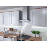 Afzuigkap - RVS met gebogen glas – 650 m³/u – 3 standen – LED
