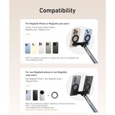 Tablet Vloerstandaard voor Live Uitzending | Universeel voor alle tablets & smartphones | Dubbele Positie Vloermontage Flexibel Magnetische Ring
