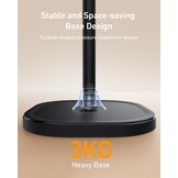 Tablet Vloerstandaard voor Live Uitzending | Universeel voor alle tablets & smartphones | Dubbele Positie Vloermontage Flexibel Magnetische Ring