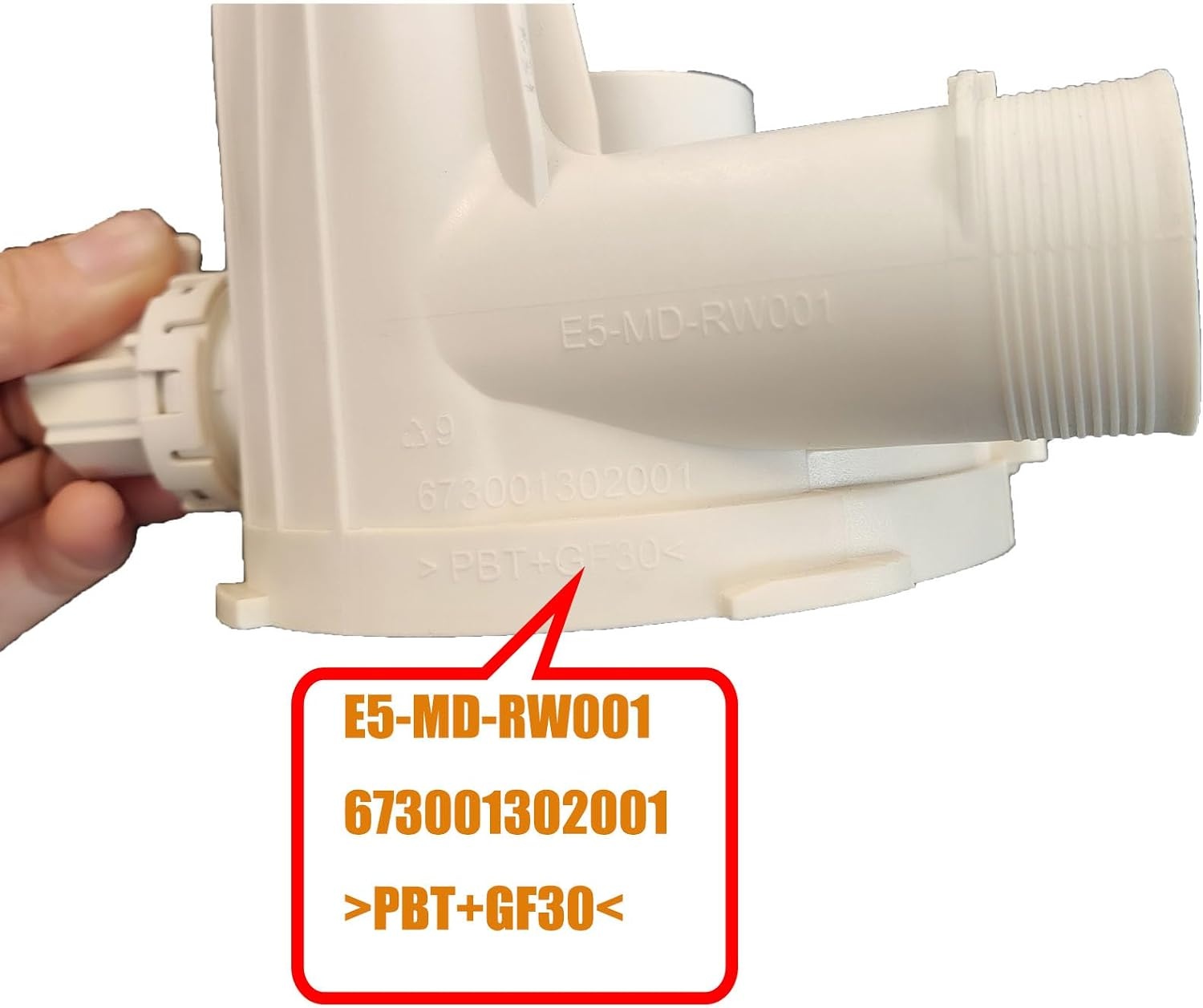 Verwarmingselement Vaatwasser Euromaid E14DWX Origineel OEM Vervangingsonderdeel