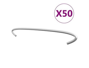 vidaXL Gabionhaken 50 st 40 cm gegalvaniseerd staal