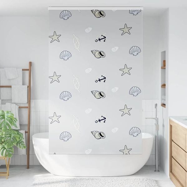 Doucherolgordijn met cassette - 140x240 cm - 75% Korting