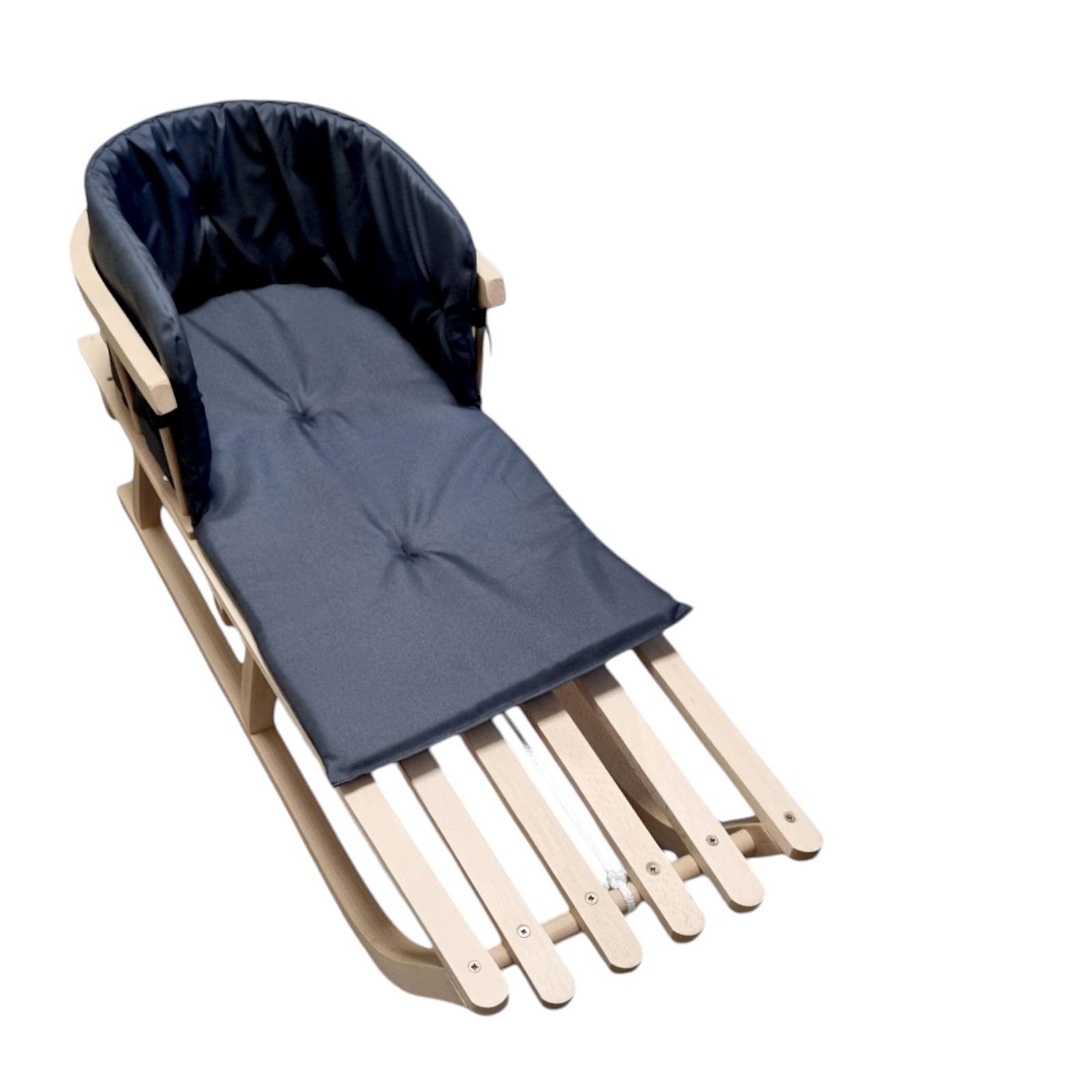Kussen voor op de slee - comfortabel & waterdicht - donkergrijs