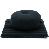 Leewadee Compact Zafu & Zabuton Meditatieset - Klein Kapok Meditatiekussen Yoga Zen Zazen