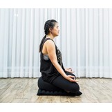 Leewadee Compact Zafu & Zabuton Meditatieset - Klein Kapok Meditatiekussen Yoga Zen Zazen
