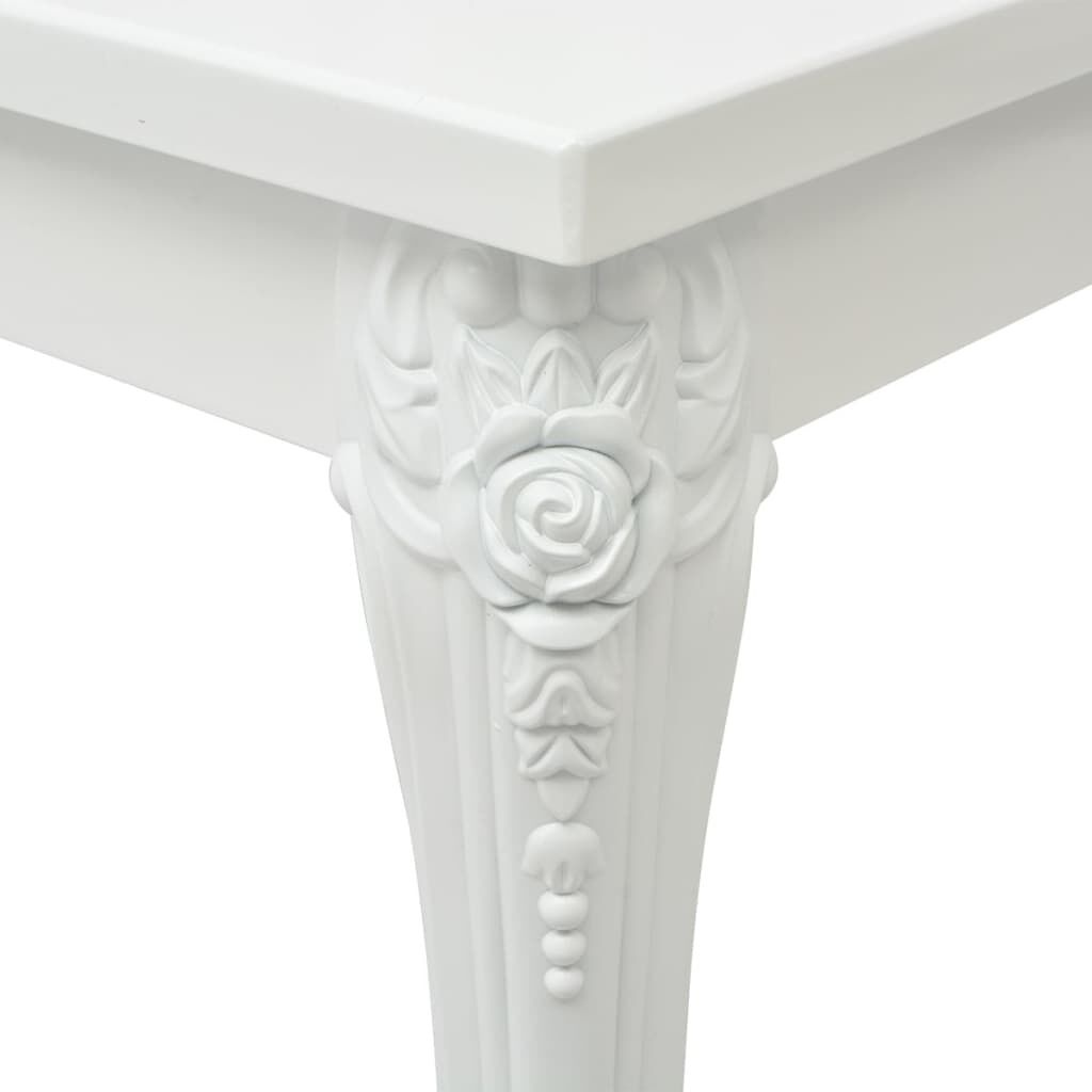 Hoogglans Witte Salontafel 115x65x42 cm - 35% Korting