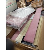 vidaXL Bedframe met hoofdeinde Roze 90 x 200 cm Fluweel