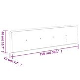 vidaXL Palletkussens 2 st stof antracietkleurig