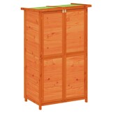 VidaXL Tuinschuur Grenenhout Bruin 83x57x140 cm - 76% Korting