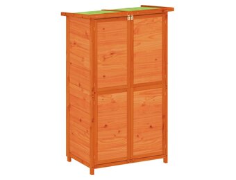 vidaXL Tuinschuur 83x57x140 cm massief grenenhout bruin