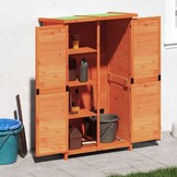 VidaXL Tuinschuur Grenenhout Bruin 83x57x140 cm - 76% Korting