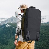 Opvouwbare Reistas op Wielen (110-140L) Olijfgroen - Waterdicht & Compact