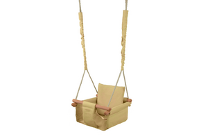 Babyschommel Geel Katoen Hout - 46% Korting