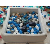Vierkante Ballenbak 90x90cm met 150 Ballen | 34% Korting