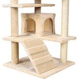 XXL Kattenboom Beige - Met Sisal & Huisjes (34% Korting)