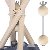 Tipi Stabilisator voor Speeltent - Hout & Metaal - 40% Korting!