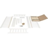 Huisbed Kinderbed 160x80cm Massief Hout met Valbeveiliging (35% Korting)