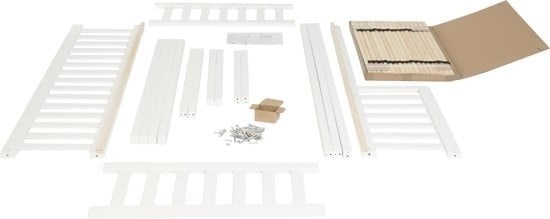 Huisbed Kinderbed 160x80cm Massief Hout met Valbeveiliging (35% Korting)