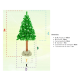 Kunstkerstboom 160cm met Sneeuw & Dennenappels | 34% Korting